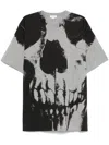 Alexander Mcqueen Skull T-shirt In Grau