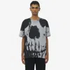 Alexander Mcqueen Skull-print Crewneck T-shirt In Grey