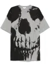 Alexander Mcqueen Skull T-shirt In Grey