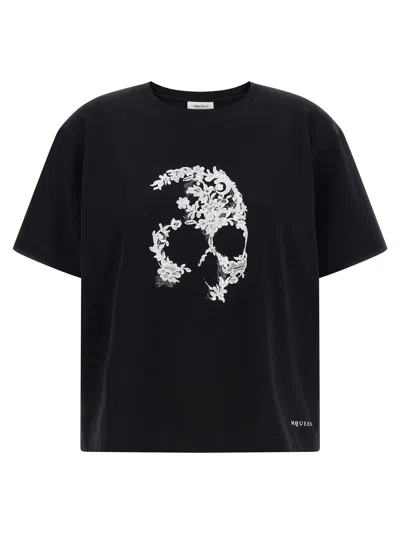 Alexander Mcqueen Skull T-shirt In Multi