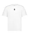Alexander Mcqueen Embroidered Skull T-shirt In White