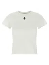 Alexander Mcqueen Skull Embroidery Slim Fit T-shirt In White