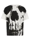 Alexander Mcqueen Skull T-shirt In White