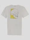 Alexander Mcqueen Cotton T-shirt With Skull Print In White