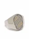 Alexander Mcqueen Skull Tag Ring