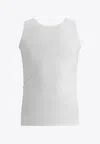 Alexander Mcqueen Skull Tank Top In White
