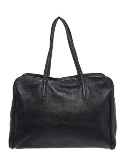 Pre-owned Alexander Mcqueen Skull Tote In Black