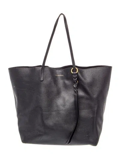 Pre-owned Alexander Mcqueen Skull Tote In Black