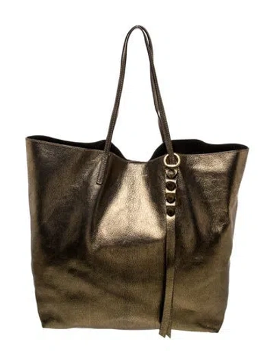 Pre-owned Alexander Mcqueen Skull Tote In Green