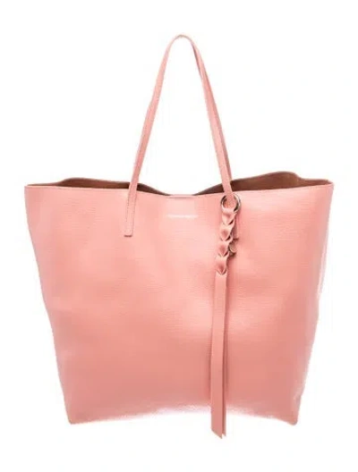 Pre-owned Alexander Mcqueen Skull Tote In Pink