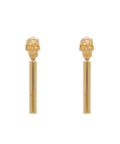 ALEXANDER MCQUEEN ALEXANDER MCQUEEN SKULL BAR EARRINGS