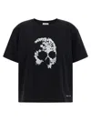 Alexander Mcqueen Skull T-shirt In Black