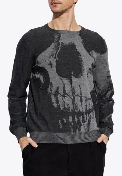 ALEXANDER MCQUEEN SKULL WOOL SWEATER