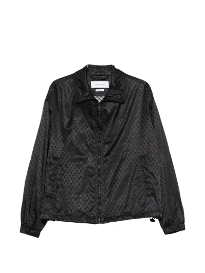 Alexander Mcqueen Skull-jacquard Jacket In Transparent