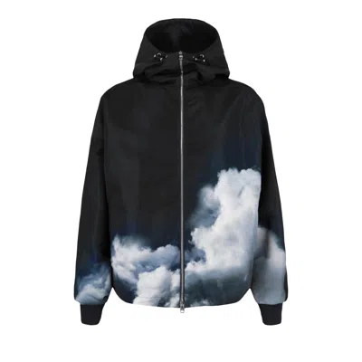 Pre-owned Alexander Mcqueen Sky Print Windbreaker 'storm' | Multi-color | Men's Size 52