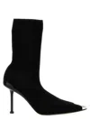 Alexander Mcqueen 'slash' Ankle Boots In Black