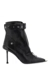 Alexander Mcqueen Alexander Mc Queen Black Slash Biker Boot