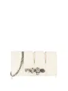 Alexander Mcqueen Slash Cross Body Bag In Soft Ivory