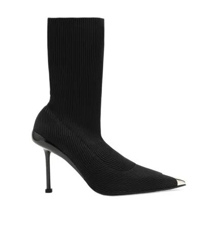 ALEXANDER MCQUEEN ALEXANDER MCQUEEN SLASH POINTED-TOE ANKLE BOOTS
