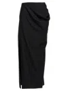 Alexander Mcqueen High-waist Virgin Wool Midi Skirt