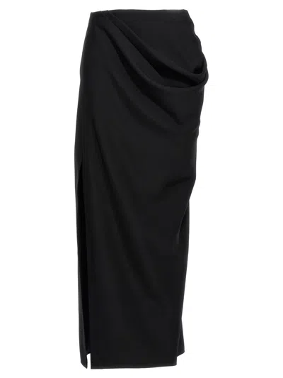 ALEXANDER MCQUEEN ALEXANDER MCQUEEN 'SLASHED DRAPE' SKIRT