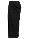 Alexander Mcqueen High-waist Virgin Wool Midi Skirt