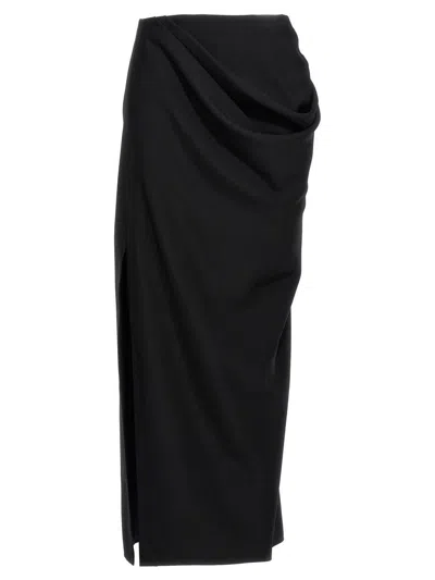 ALEXANDER MCQUEEN ALEXANDER MCQUEEN 'SLASHED DRAPE' SKIRT