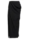 Alexander Mcqueen High-waist Virgin Wool Midi Skirt