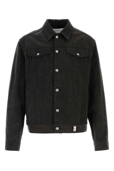 ALEXANDER MCQUEEN SLATE DENIM JACKET