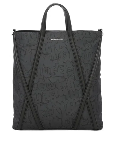 Alexander Mcqueen Sleek Black Shoulder Bag