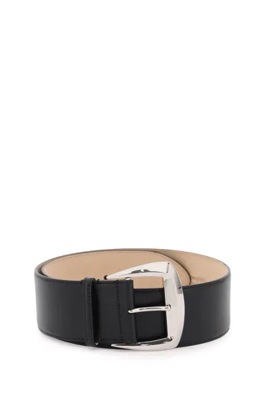 ALEXANDER MCQUEEN SLEEK GEOMETRIC WAIST BELT FOR WOMEN