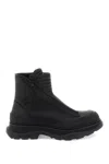 ALEXANDER MCQUEEN SLEEK RUBBERIZED ANKLE BOOTS FOR MEN