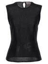 Alexander Mcqueen Mcqueen Women Armor Top In Black