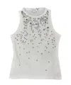 Alexander Mcqueen Sleeveless Vest In White