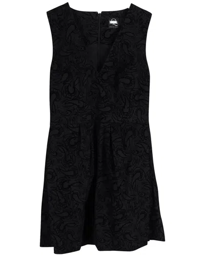Alexander Mcqueen Sleeveless V-neck Dress In Black