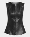 Alexander Mcqueen Sleeveless Leather Top