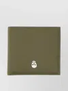 Alexander Mcqueen Slim Bi-fold Wallet With Card Slots In Gray