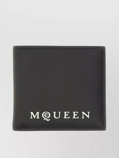 Alexander Mcqueen Slim Bi-fold Wallet With Contemporary Design