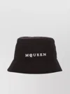 Alexander Mcqueen Alexander Mc Queen Black Ivory Hat With Narrow Brim