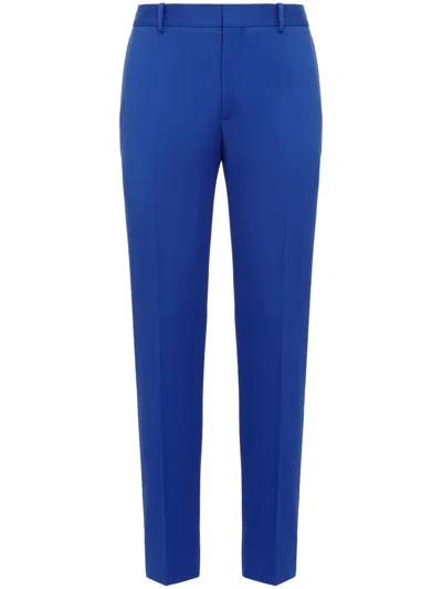 Alexander Mcqueen Klassische Slim-fit-hose In Blue