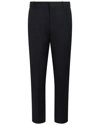 Alexander Mcqueen Slim Fit Cigarette Trousers In Animal Print
