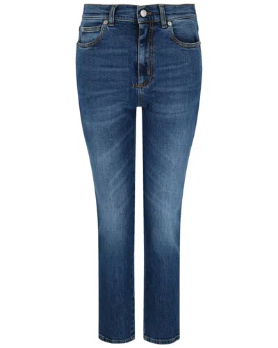 Alexander Mcqueen Slim Fit Jeans In Blue