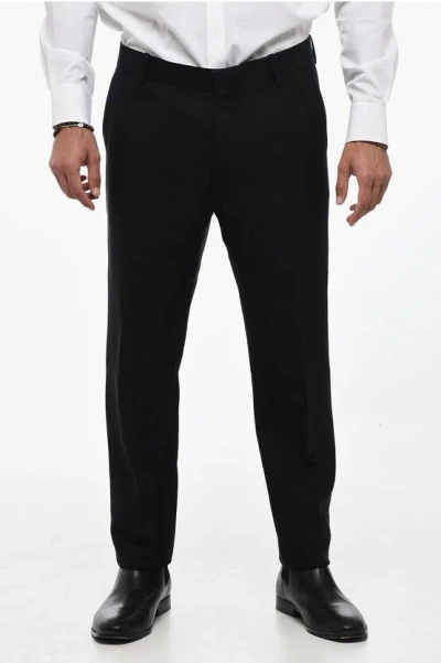 Alexander Mcqueen Slim-fit Pants In Black