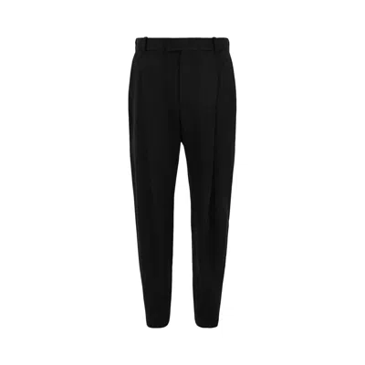 Pre-owned Alexander Mcqueen Slim Fit Pleated Trousers 'grey' | Men's Size 48 In Gray