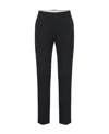 Alexander Mcqueen Slim-fit Tailored Wool Trousers In Black