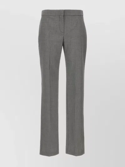 Alexander Mcqueen Slim Pant In Grey