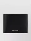 Alexander Mcqueen Slim Leather Bi-fold Wallet With Multiple Compartments