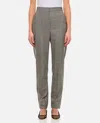 Alexander Mcqueen Slim Fit Trousers With Pockets And Belt Loops In Grey