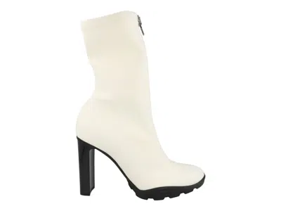 Pre-owned Alexander Mcqueen Slim Tread Boot (women's) Sneakers In White/black