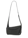 Alexander Mcqueen T-bar Sling Pebbled-leather Shoulder Bag In Black